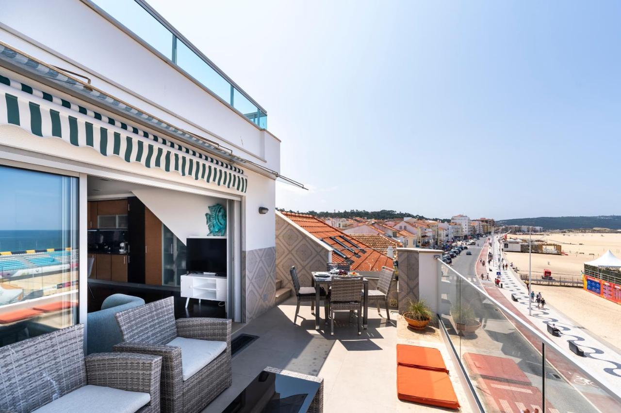 360 Rooftop On The Beach Nazare - Nativo Oceanfront Bagian luar foto