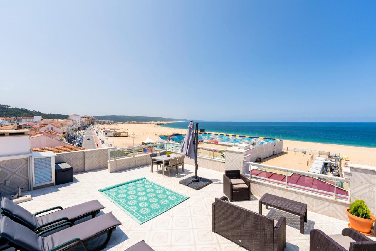 360 Rooftop On The Beach Nazare - Nativo Oceanfront Bagian luar foto
